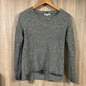 Madewell Gray Sweater Size XXS lambs wool cotton cashmere